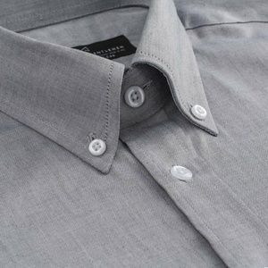 NEW Combatant Gentlemen Grey Oxford Dress Shirt